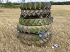 Quantity miscellaneous row crop wheels and tyres