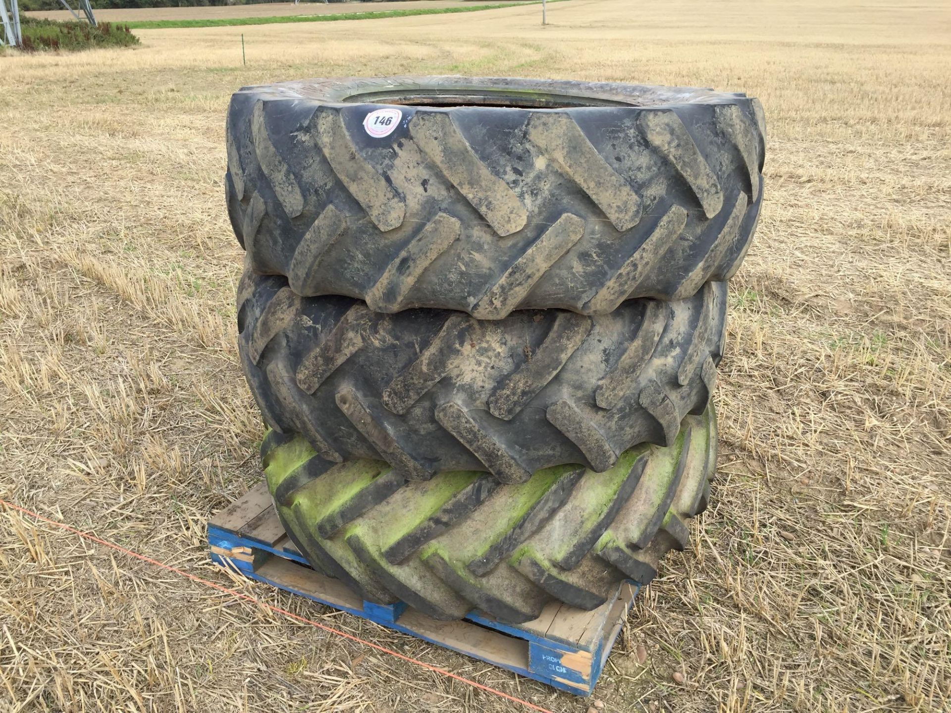 3No 16.9R28 tyres