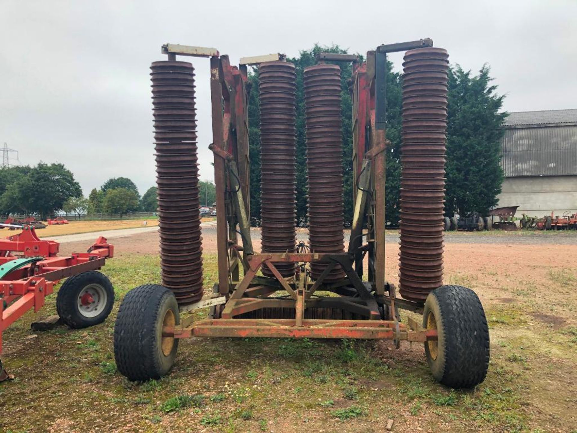 Bamlett-Vaderstad 12.3m Cambridge rolls, hydraulic folding - Image 6 of 8