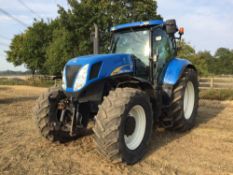 2007 New Holland T7040 Power Command 4wd tractor, 40Kph, 4 electric spools, cab suspension, front li