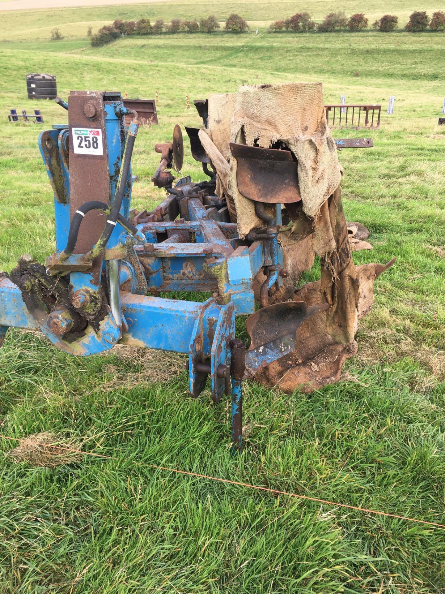 Ransomes TSK 108 3 furrow reversible plough