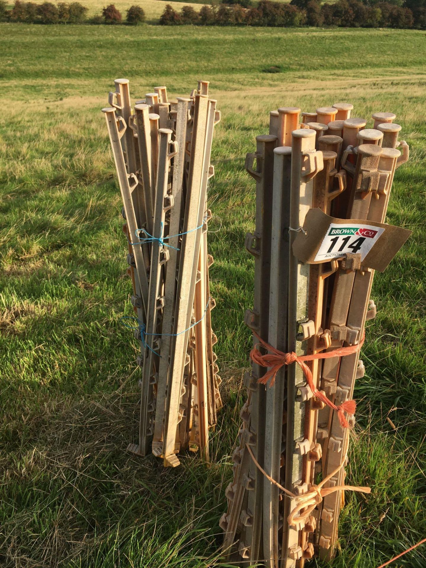 Qty of electric fencing stakes