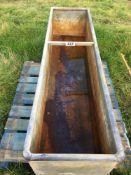 Galvanised water trough
