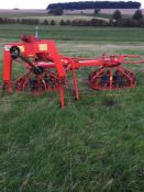 Fransgard RV390 grass tedder. Serial: 151690 Manual in the office.