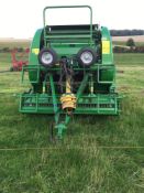 2016 McHale F5400 4ft fixed chamber round baler, on farm from new. Bale count: 4,482. Serial: 710995