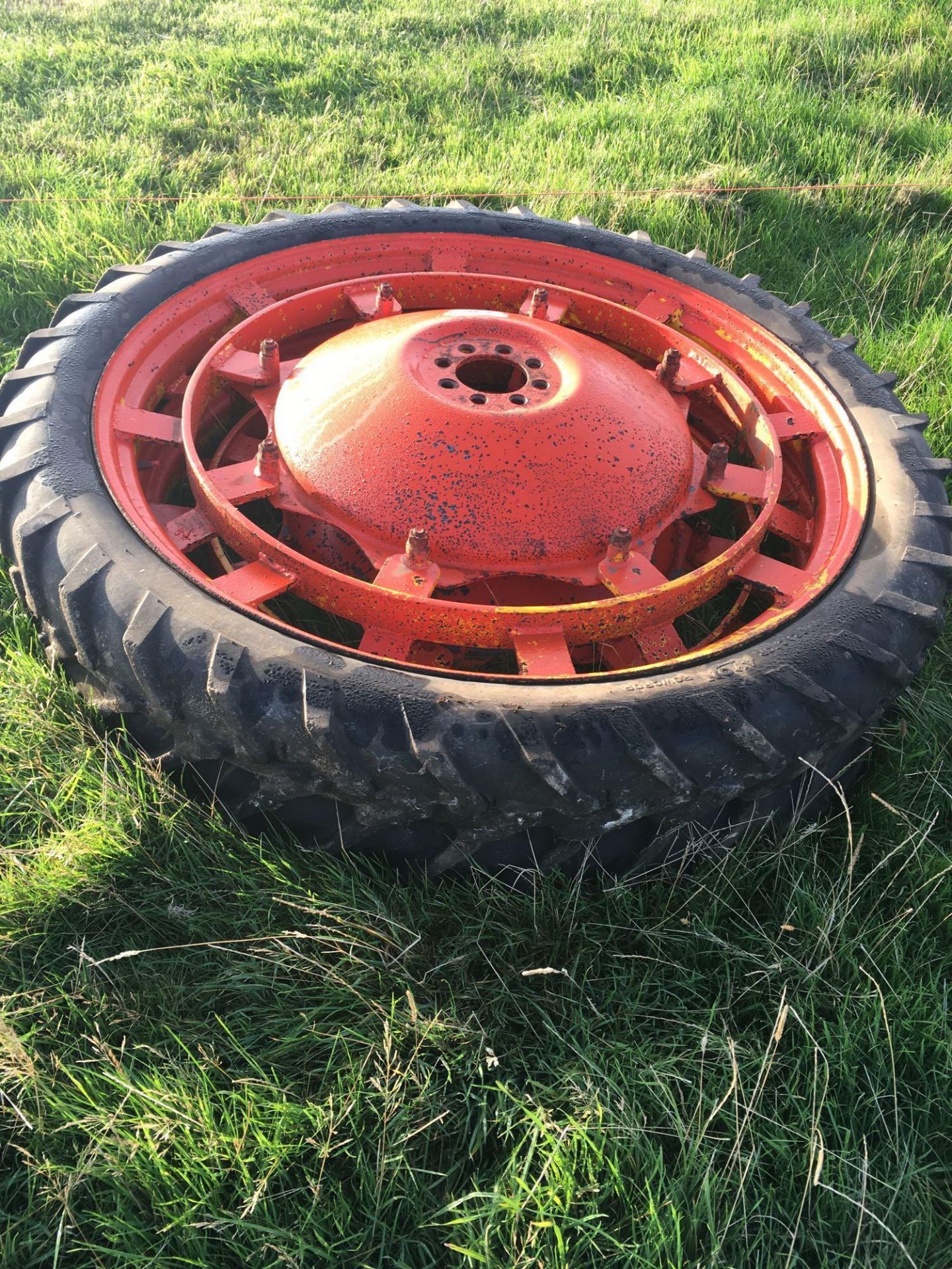 Pair of row crop wheels on Avon 6.50-44 tyres - Image 2 of 2