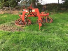 Fransgard RV-390 tedder and rowing up machine. Serial: 138821