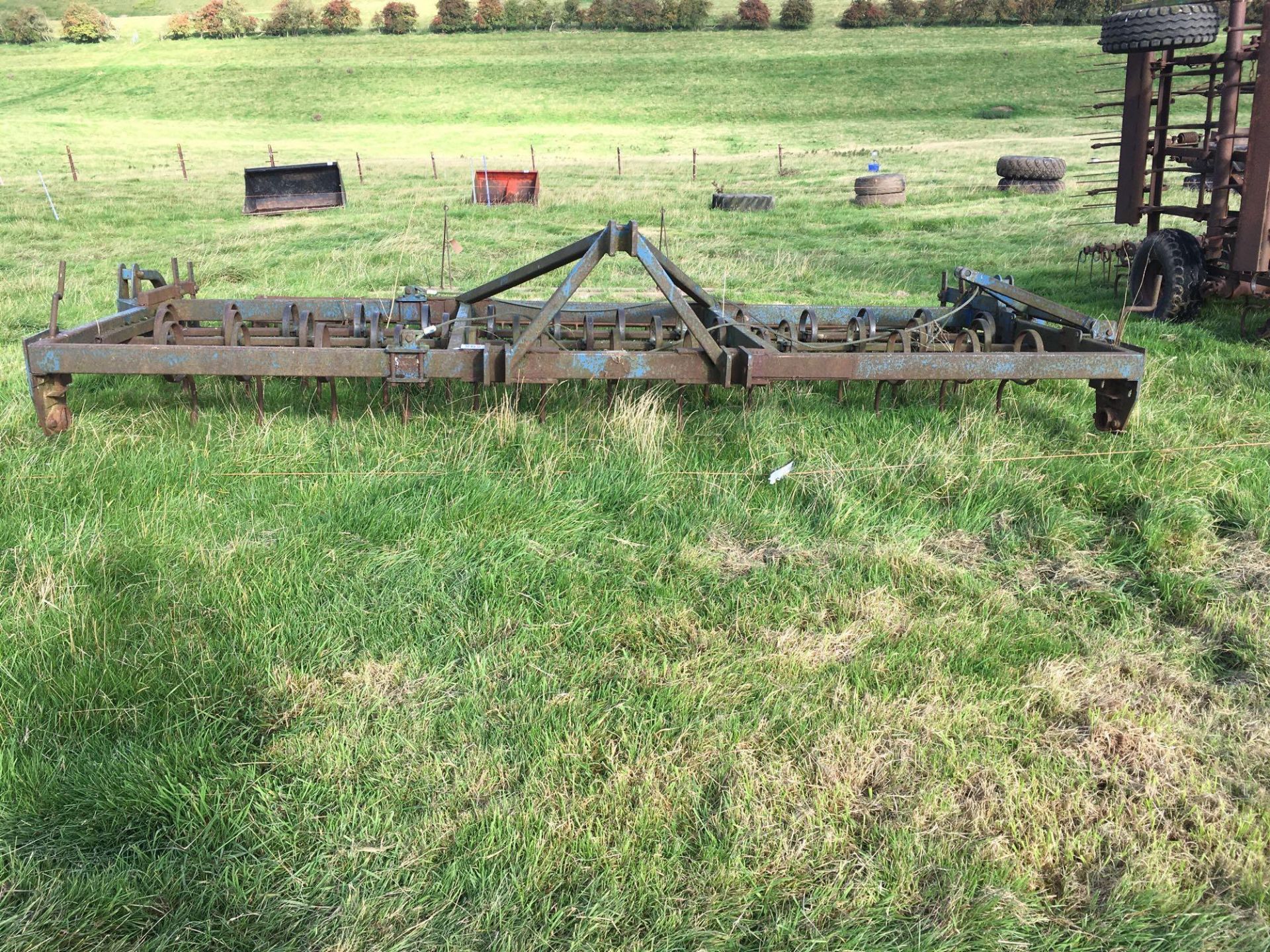 ABT 4m tine cultivator and rear crumbler - Image 4 of 7
