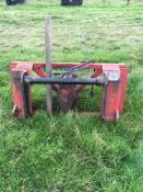 SGM bale master bale unwinder with Manitou fittings. Serial: 4195