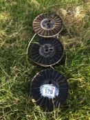 3 Rappa reels with wire