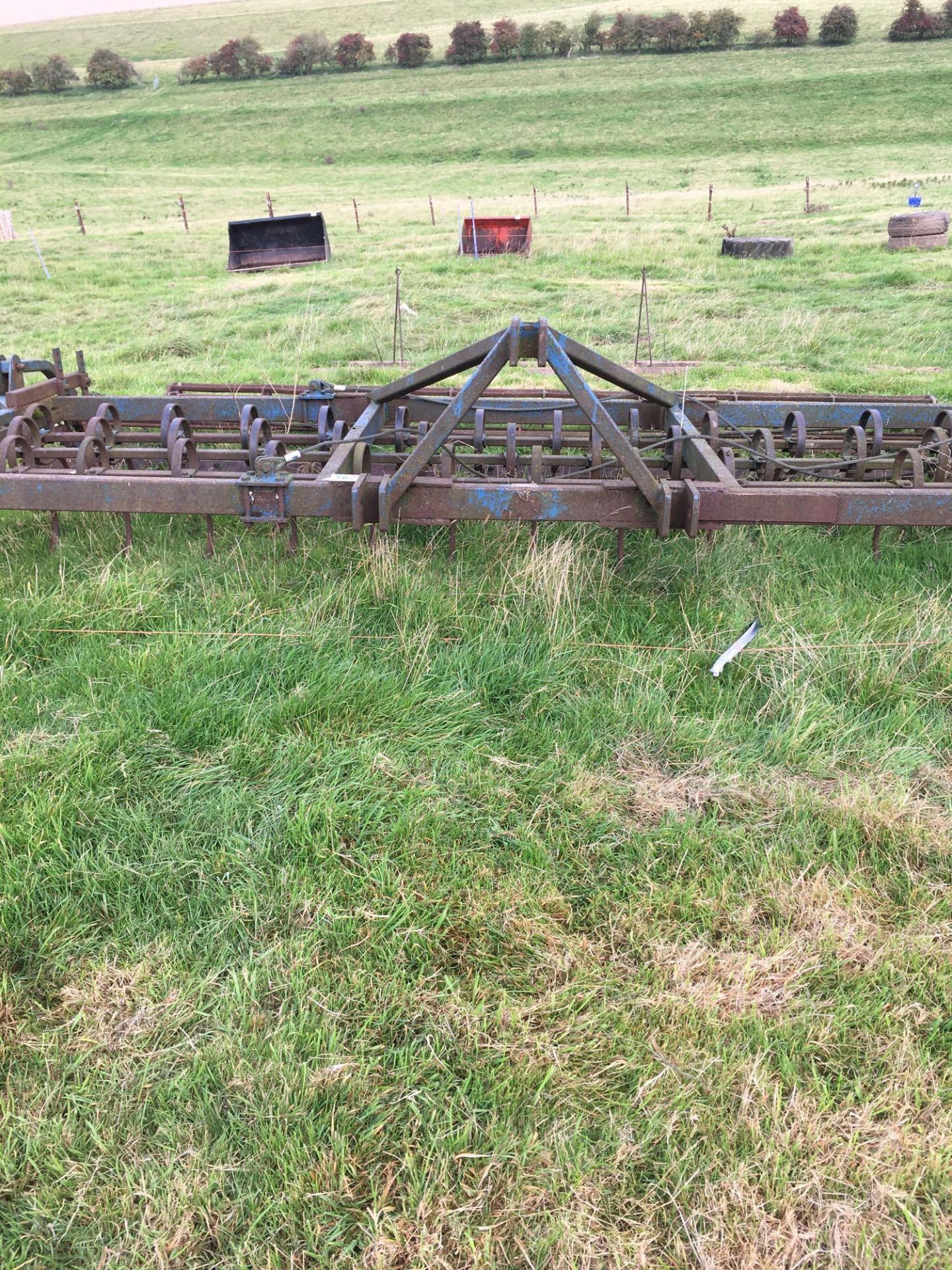 ABT 4m tine cultivator and rear crumbler - Image 2 of 7