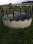 Galvanised cattle ring feeder