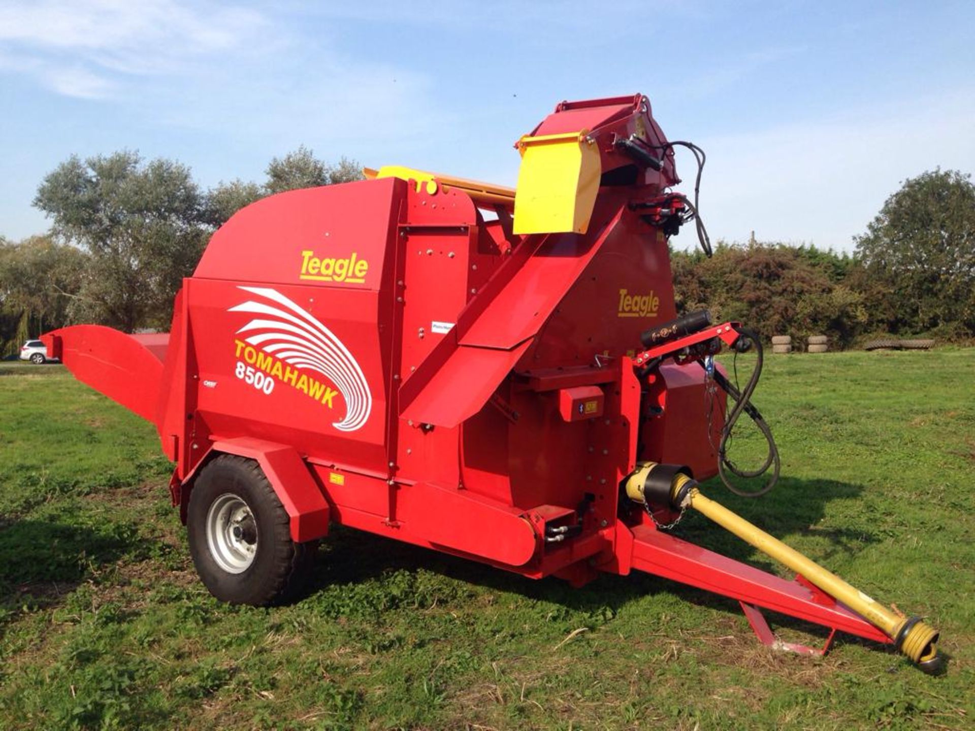 2018 Teagle Tomahawk 8500 straw chopper/feeder c/w swivel discharge spout - Image 4 of 5