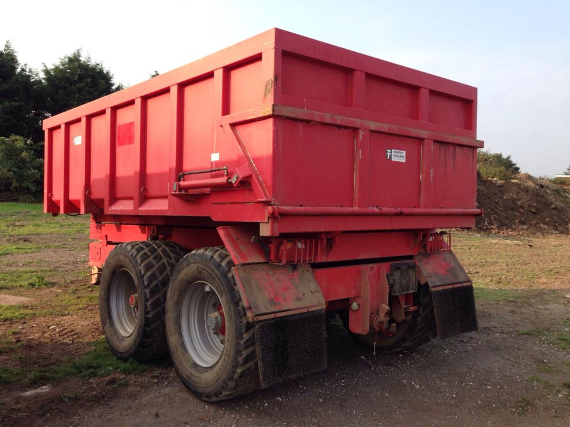 2010 Triffitt scissor lift 7t (approx) trailer. Stainless steel lined. - Image 5 of 6