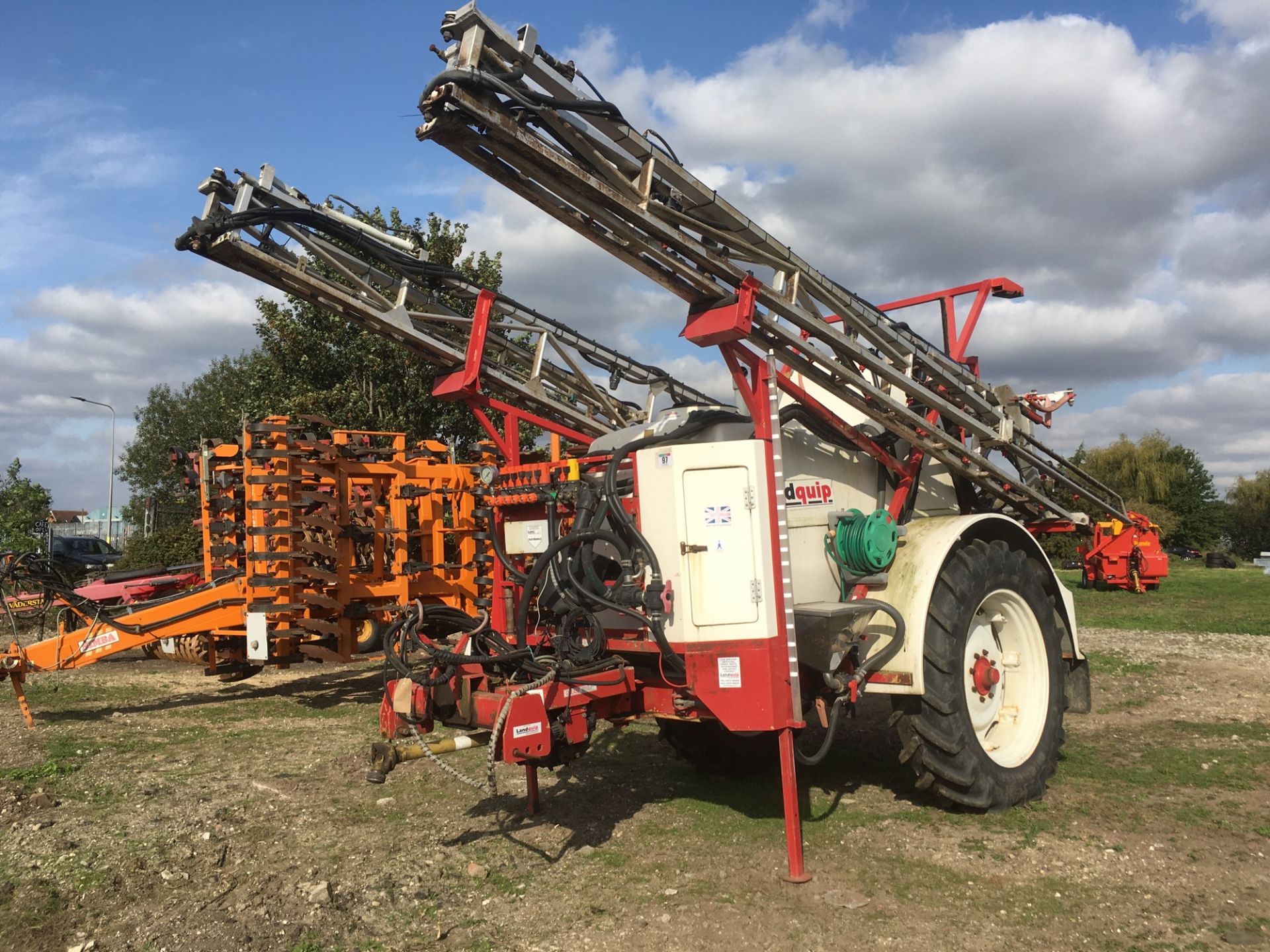 2008 Landquip 3500 Trailed Sprayer, 24m, 3500L Tank, 300L Clean Water, Tracking Steering, 6 Section