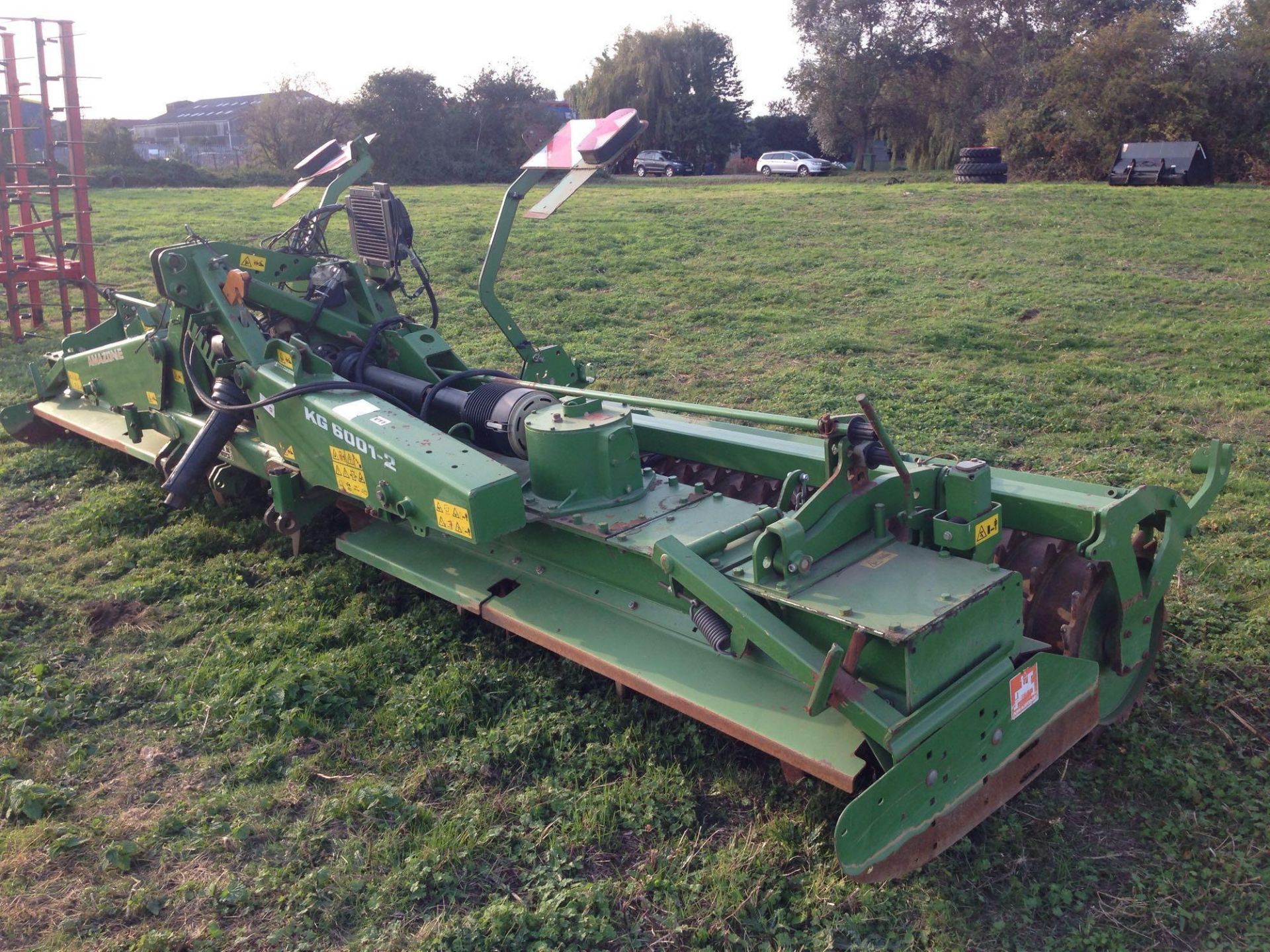 2012 Amazone KG 6001 6m folding power harrow. Serial Number KG00060098 - Image 6 of 6