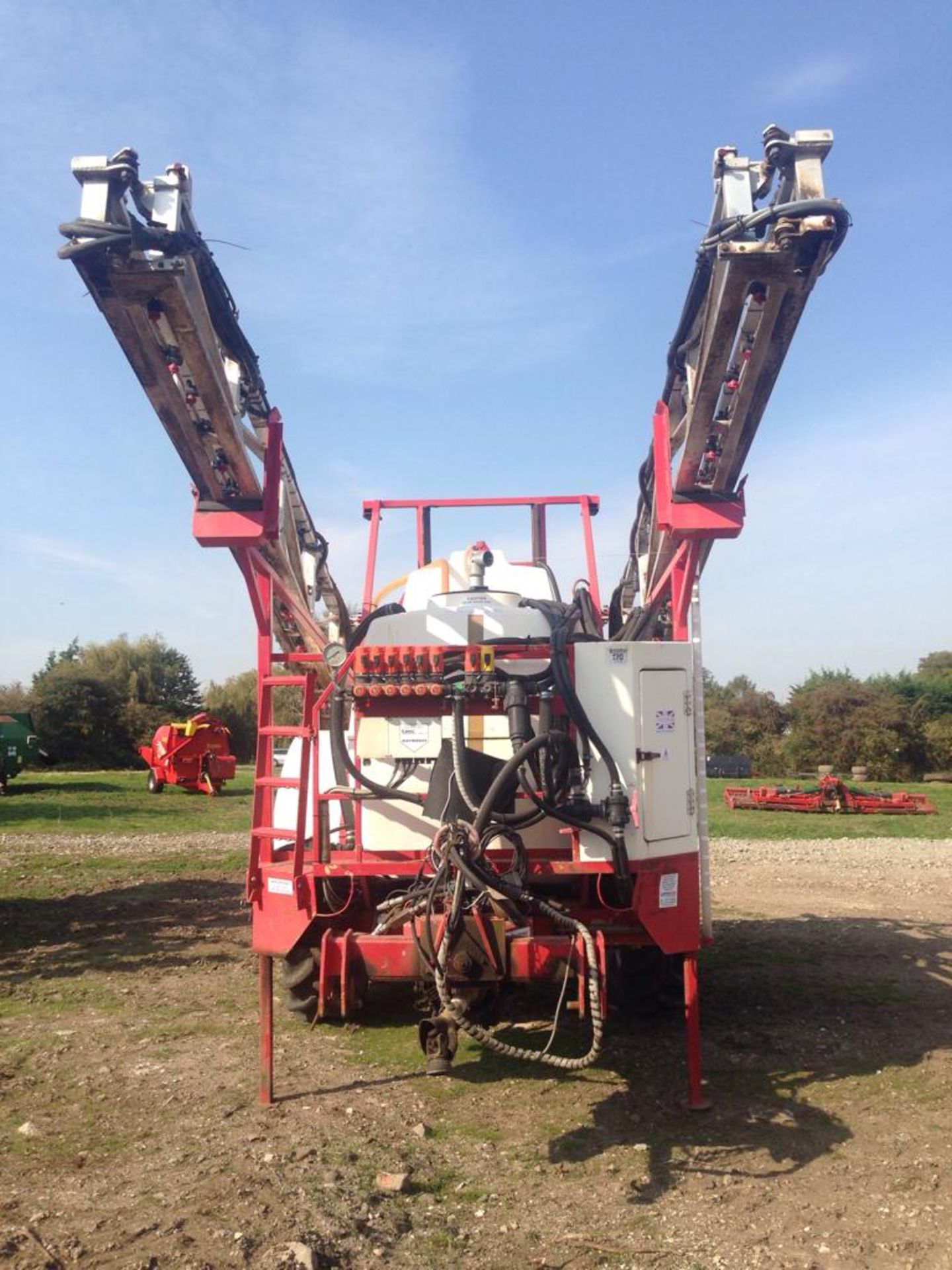 2008 Landquip 3500 Trailed Sprayer, 24m, 3500L Tank, 300L Clean Water, Tracking Steering, 6 Section - Image 5 of 6