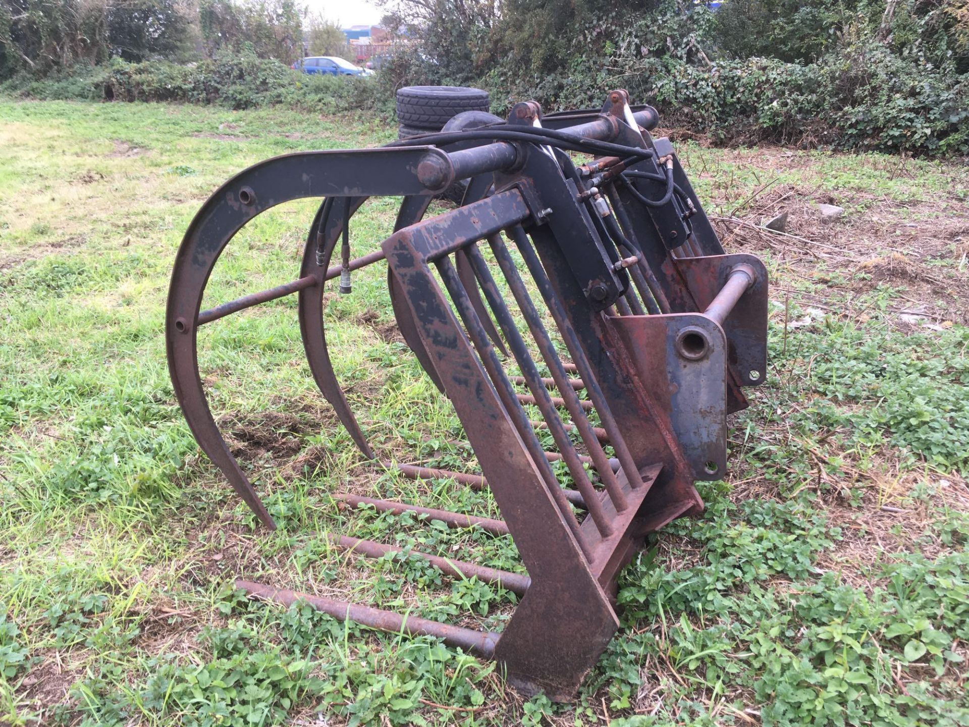 Strimech muck grab Manitou brackets - Image 3 of 5