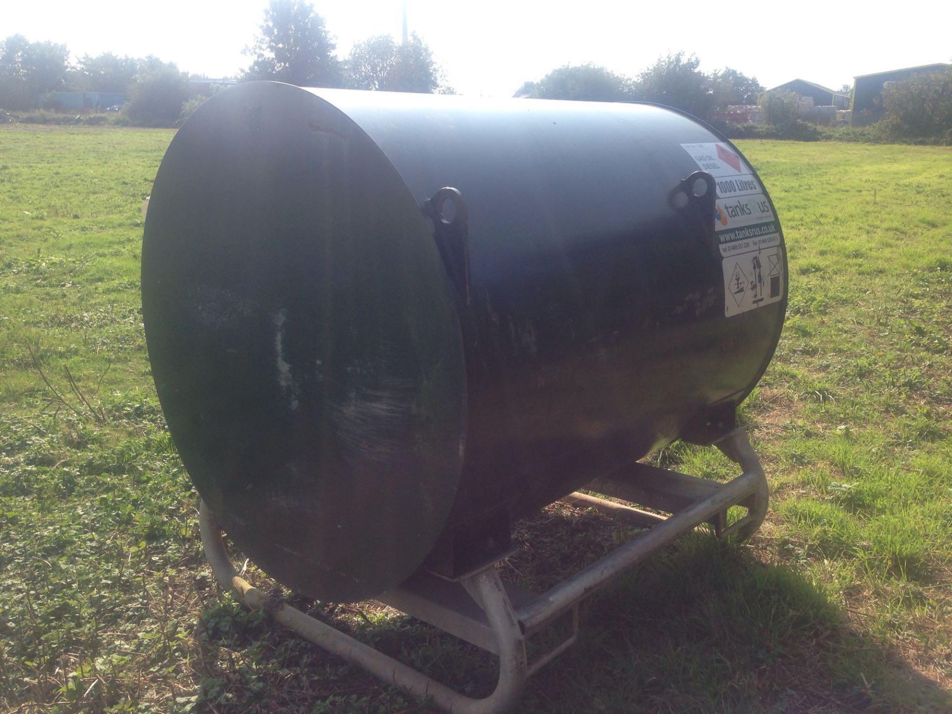 1000L gas oil diesel tank with electric pump and meter. NO VAT. - Image 4 of 4