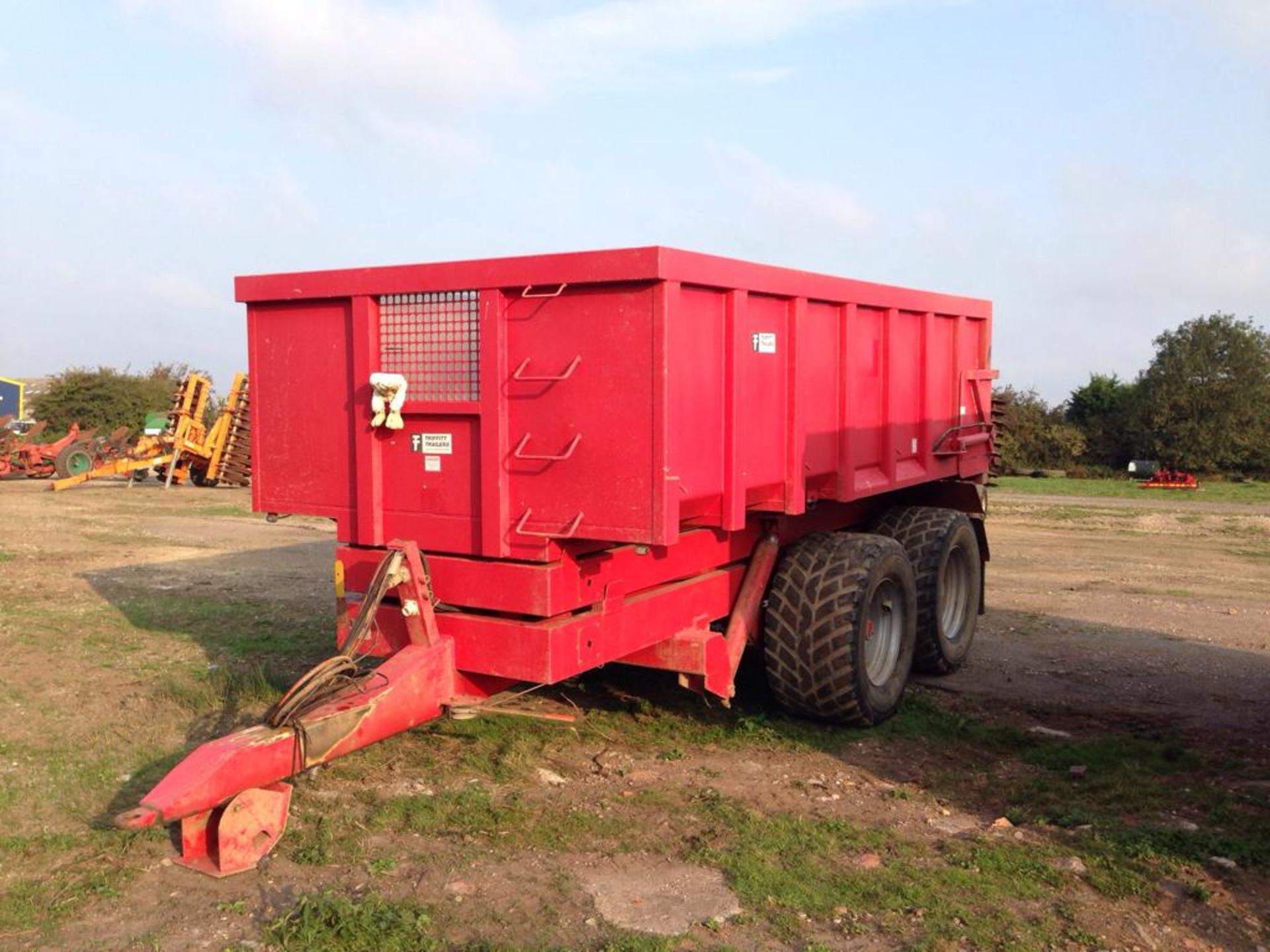 2010 Triffitt scissor lift 7t (approx) trailer. Stainless steel lined. - Image 3 of 6