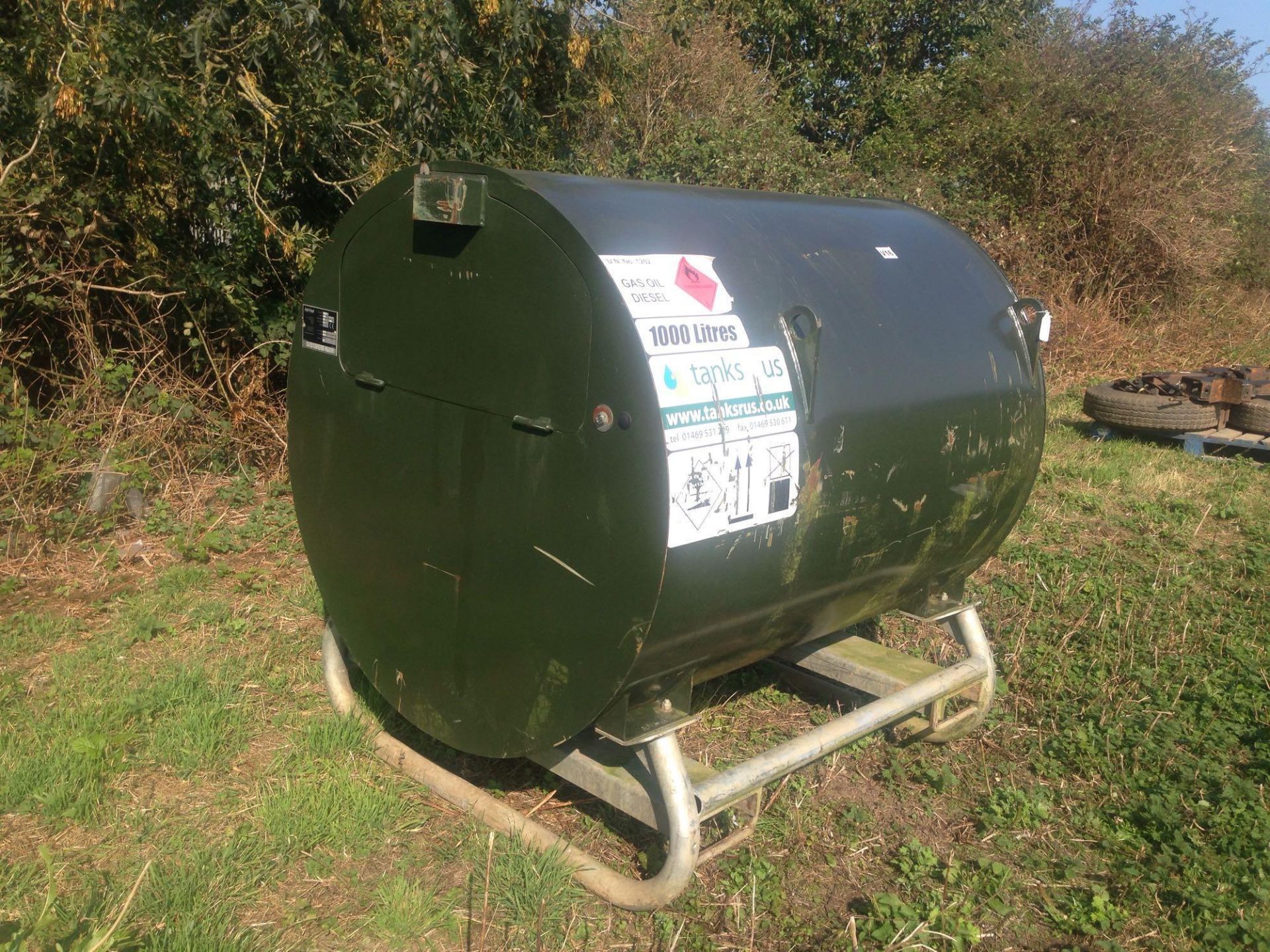 1000L gas oil diesel tank with electric pump and meter. NO VAT. - Image 2 of 4