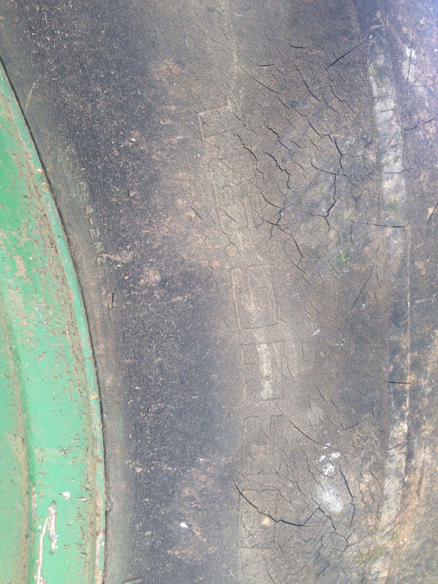 Pair of dual wheels 16.9R38 on Goodyear tyres. NO VAT. - Image 5 of 5