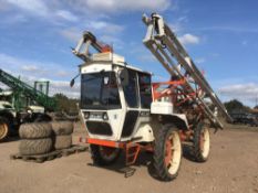 Willmot Light Spray self propelled sprayer. 24m. G reg. 3750 hours. Two sets of Wheels. G792 UTL.