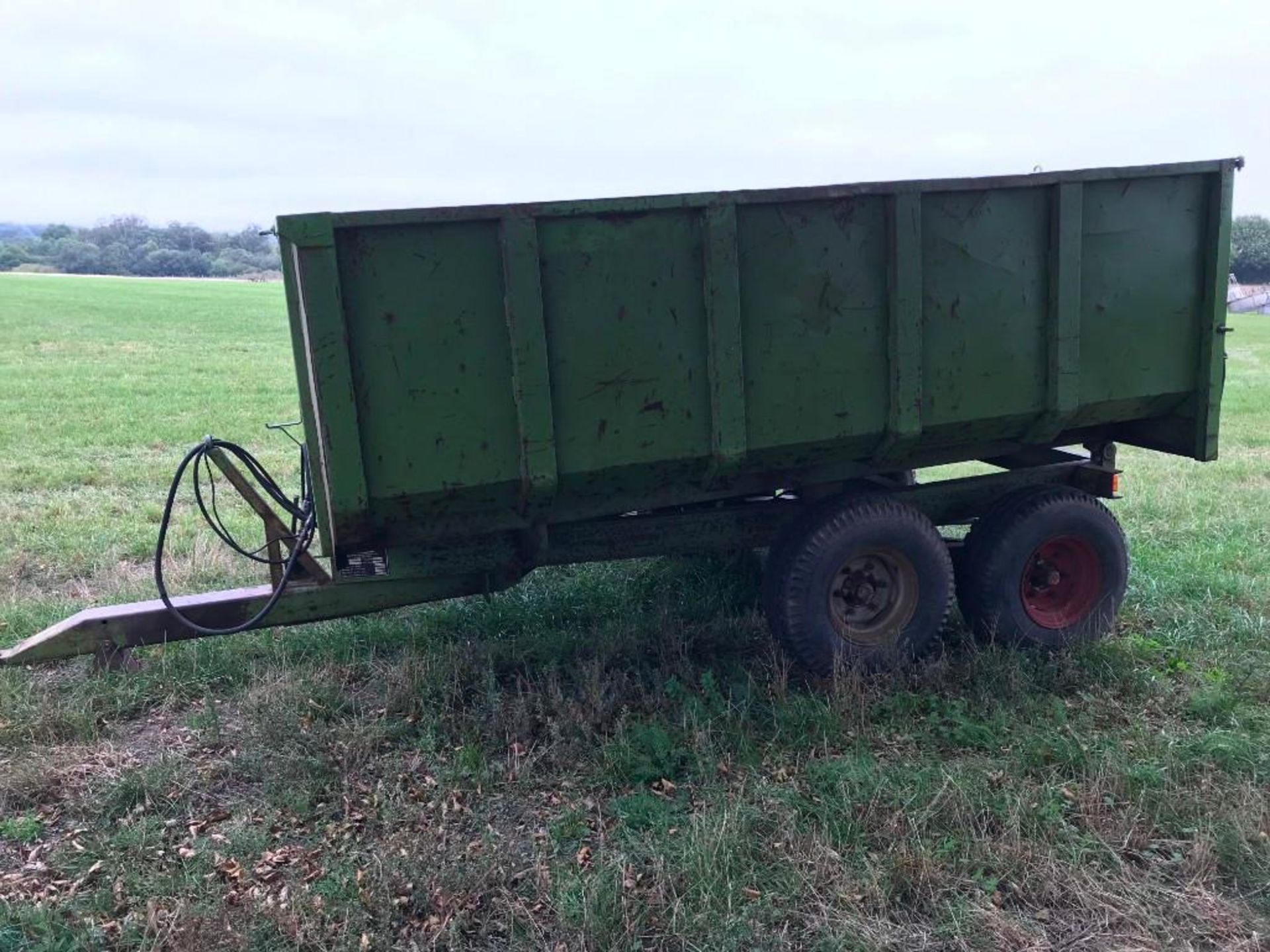 ETC 7T Grain Trailer, Tandem Axle, Manual Tailgate (80) - Image 9 of 12