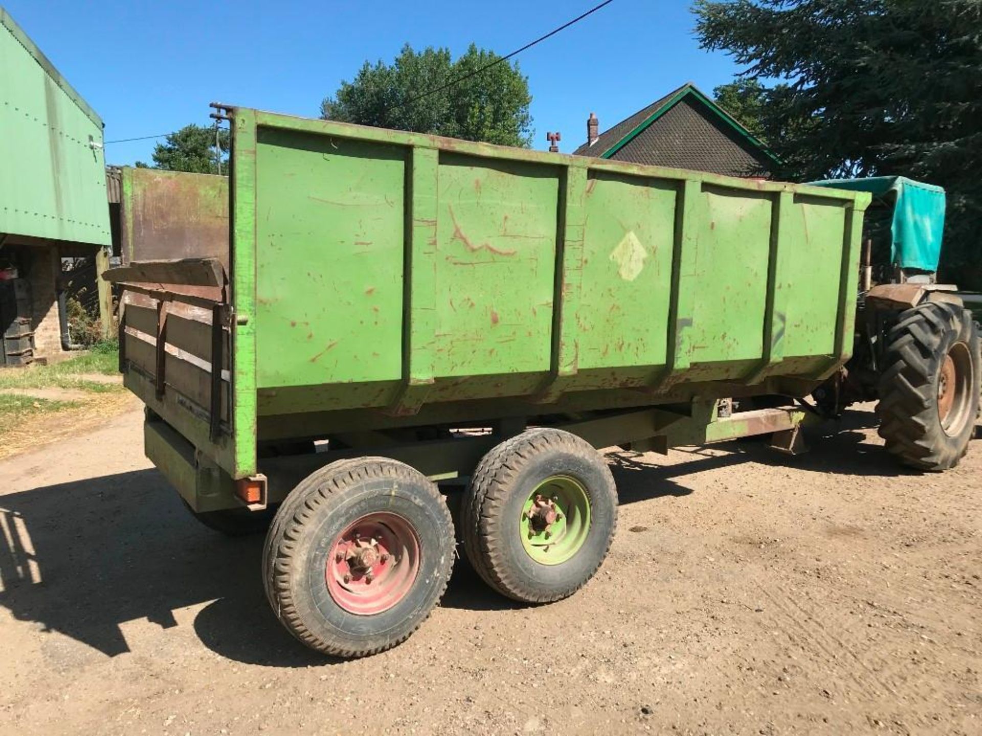 ETC 7T Grain Trailer, Tandem Axle, Manual Tailgate (80) - Image 2 of 12