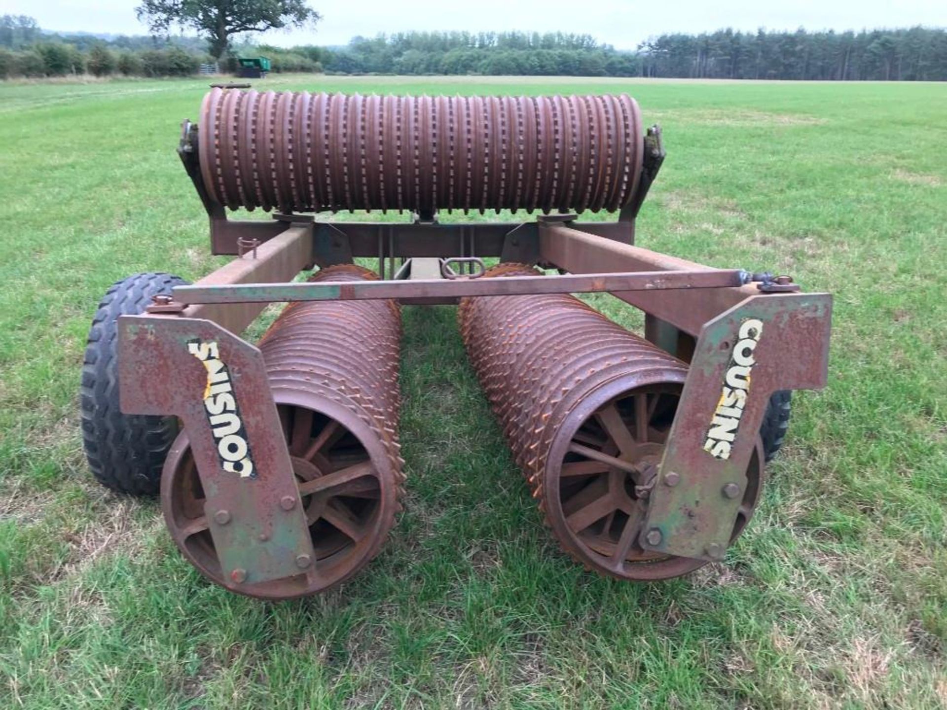 Cousins Sidewinder Rolls 7.2M, Hyd Folding, 24" Breaker Rings - Image 4 of 5