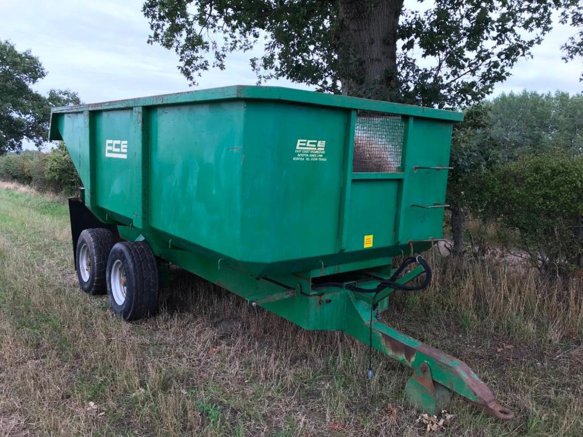 ECE 10T Tandem axle Dump Trailer