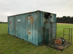 Container With 6cyl Iveco Engine +Fuel tank+ Generator