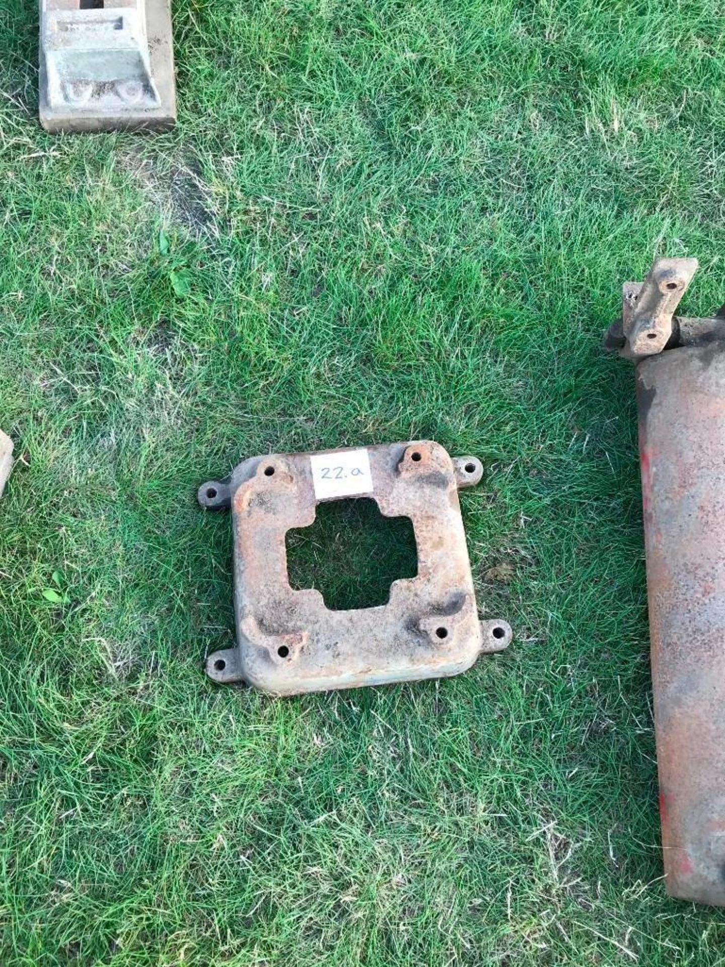 Stationary engine base (possibly Lister)