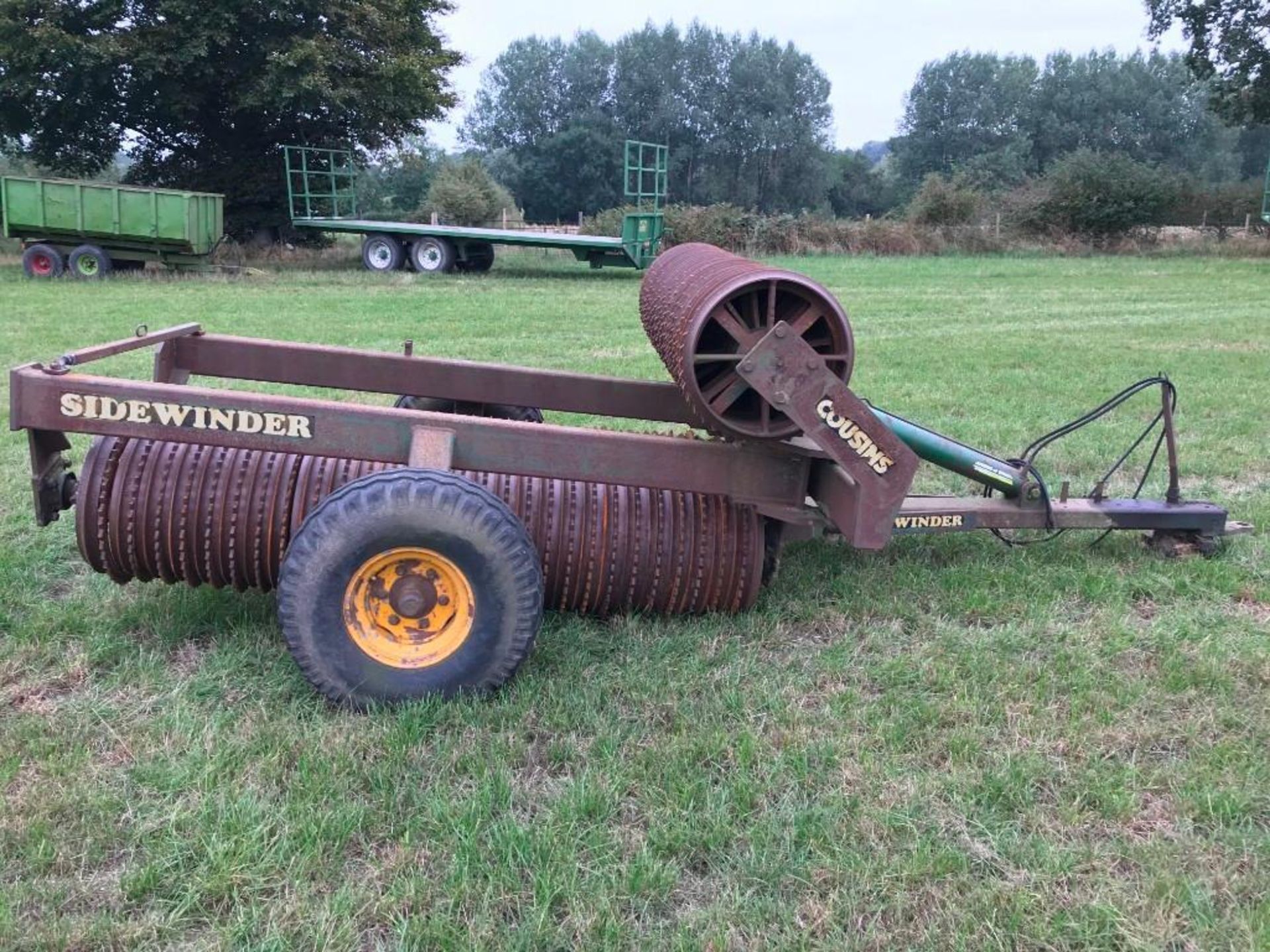 Cousins Sidewinder Rolls 7.2M, Hyd Folding, 24" Breaker Rings - Image 2 of 5