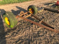 Cleaner loader axle