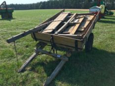 Horse Drawn Wooden Tipping Trailer in Sloley Estate Colours