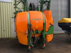 2008 Amazone UF1201 hydraulic folding mounted sprayer, 20m booms, 1300 litre tank, triple nozzles, i