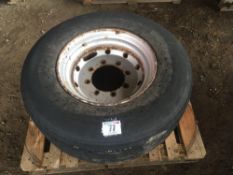 Hankook 385/65R22.5 wheel and tyre