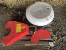 Qty of Kverneland drill spares including brand new roll of seed tube