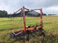 2006 Opico 6m grass harrow, combi harrow, hydraulic folding