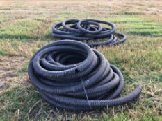 Quantity of 100mm drainage pipe