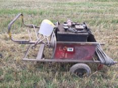 MIG welder on trolley, 3 phase