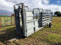 Poldenvale livestock race and 6 handling gates