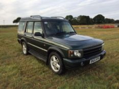 2004 Land Rover Discovery, 4wd, green, manual, diesel, electric windows. MOT until: 22/10/2020. Reg: