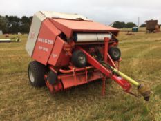 Welger RP200 chopper baler. Manual in office, control box on machine