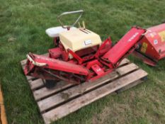 Toro 3 gang cylinder mower with Briggs and Stratton petrol engine