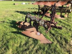 Bamford MD621 3 furrow vintage linkage mounted plough. Serial No: MP25538