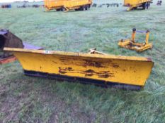 Howe snow plough, linkage mounted