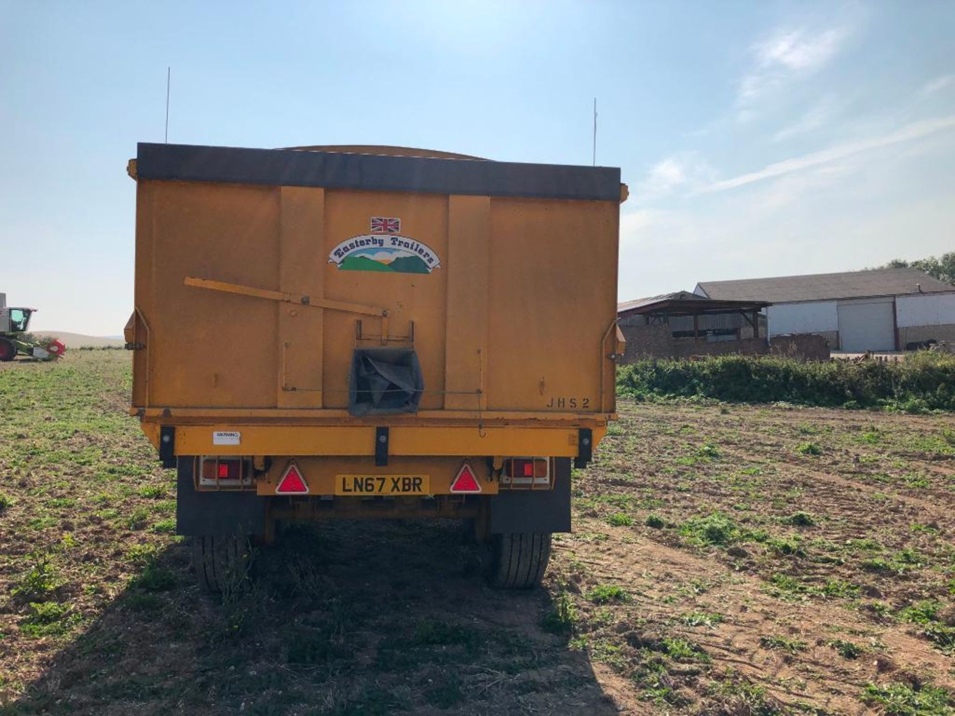 1999 Easterby trailers ET14 14t grain trailer with sprung drawbar, hydraulic tailgate and grain chut - Image 5 of 12