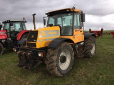 1994 JCB Fastrac 135-65 Selectronic turbo 60Kph 4WD tractor with 2 manual spools and front toolbar o